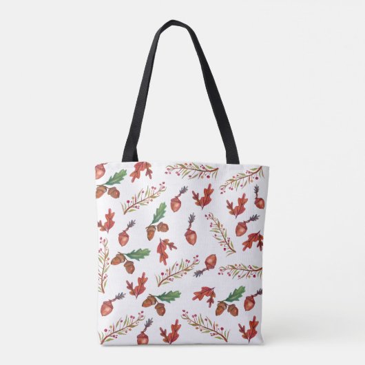 Acorns, Herbstthema-Tasche Tasche (Rückseite)
