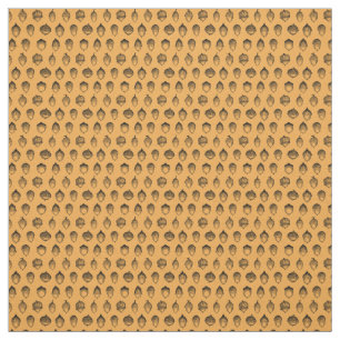 Acorns Illustrierte Vintage Acorn Art CUSTOM FARBE Stoff