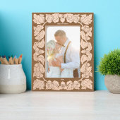 Acorns Oak Blätter Art & Crafts Style Geätzte Rahmen