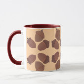 Acorns Pattern on Custom Mugs Tasse (Links)