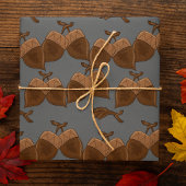 Acorns Rustikale Herbstwälder Natur Geschenkpapier