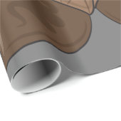 Acorns Rustikale Herbstwälder Natur Geschenkpapier (Rolleneckpunkt)