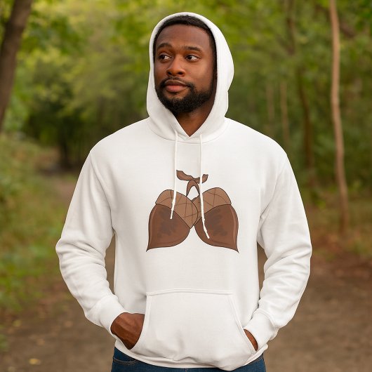 Acorns Rustikale Herbstwälder Natur Hoodie