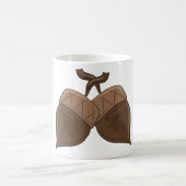 Acorns Rustikale Herbstwälder Natur Kaffeetasse (Mittel)