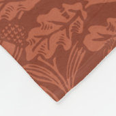 Acorns und Oak-Blätter (von William Morris) Fleecedecke (Ecke)