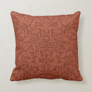 Acorns und Oak-Blätter (von William Morris) Kissen
