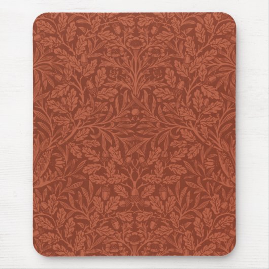 Acorns und Oak-Blätter (von William Morris) Mousepad (Vorne)