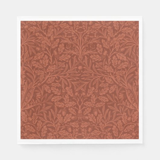 Acorns und Oak-Blätter (von William Morris) Serviette (Vorderseite)