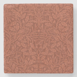 Acorns und Oak-Blätter (von William Morris) Steinuntersetzer