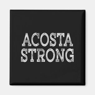 Acosta starkes Squad-Familientreffen Nachname Team Magnet