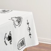 ACOTAR Inspiriert Tablettenfilm Tischdecke (Beispiel)