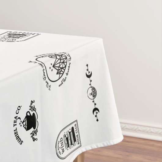 ACOTAR Inspiriert Tablettenfilm Tischdecke (Beispiel)