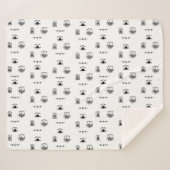 ACOTAR Sherpa Blanket Sherpadecke (Vorderseite (Horizontal))