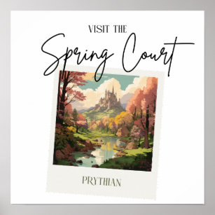 ACOTAR Spring Court Travel Poster