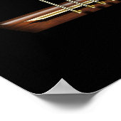ACOUSITIC GUITAR 12 X 36 POSTER BANNER (Ecke)