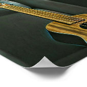 acoustic bass electric guitar gift poster (Ecke)