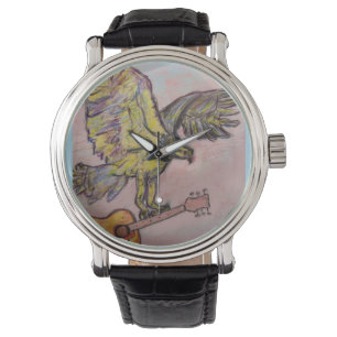 Acoustic Fish Hawk Armbanduhr