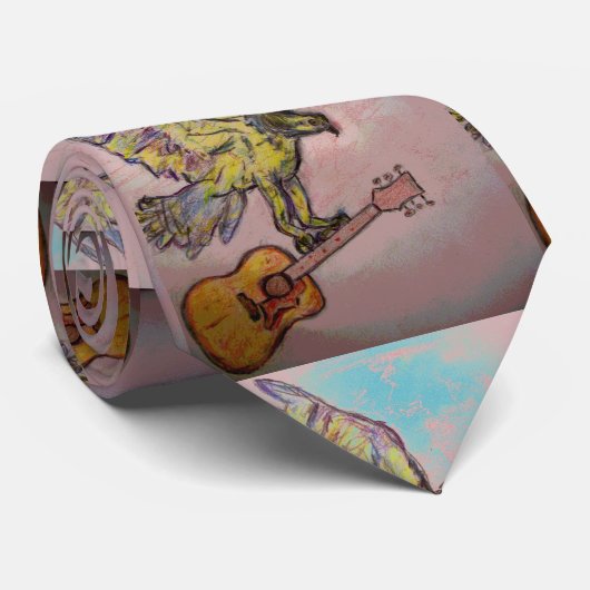 Acoustic Fish Hawk Krawatte (Gerollt)