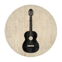 Acoustic Gitarre Art Script Hintergrund