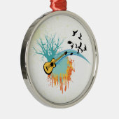 Acoustic Gitarre Custom Ornament Aus Metall (Rechts)