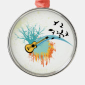 Acoustic Gitarre Custom Ornament Aus Metall (Vorne)