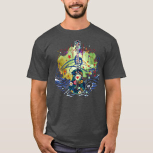 Acoustic Gitarre Lover Musical Notes Heartbeat Gui T-Shirt