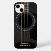 Acoustic Guitar Black Case-Mate iPhone Hülle (Rückseite)