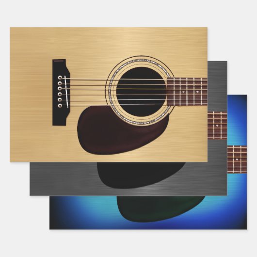 Acoustic Guitar Bundle Geschenkpapier Set (Set)