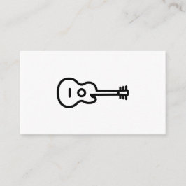 Acoustic Guitar Business Cards Visitenkarte