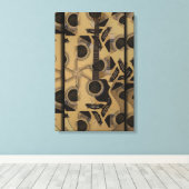 Acoustic Guitar Cubism Leinwanddruck (Insitu (Holzboden))