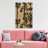 Acoustic Guitar Cubism Leinwanddruck (Insitu (Wohnzimmer))