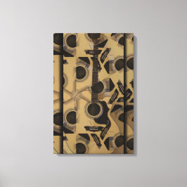 Acoustic Guitar Cubism Leinwanddruck