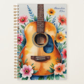 Acoustic Guitar Floral Planer (Vorderseite)