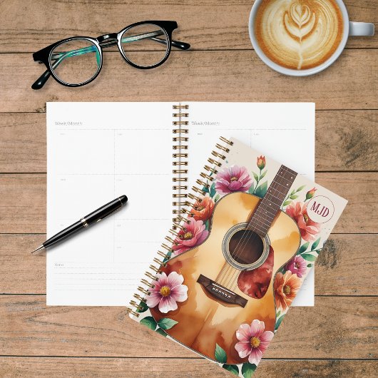 Acoustic Guitar Floral Planer