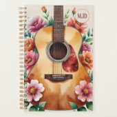 Acoustic Guitar Floral Planer (Vorderseite)