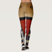 Acoustic Guitar Fretboard Strings Leggings (Rückseite)