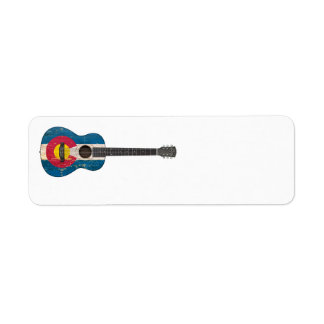 Acoustic Guitar, gealtert und abgetragen Colorado