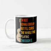 Acoustic Guitar Graphic Funny Music Concert Kaffeetasse (Links)