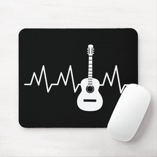 Acoustic Guitar Heart Beat Mousepad (Mit Mouse)