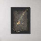 Acoustic Guitar Leinwand Wall Art (Vorderseite)