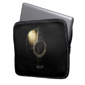 Acoustic Guitar Lite Laptopschutzhülle (Vorderseite Links)