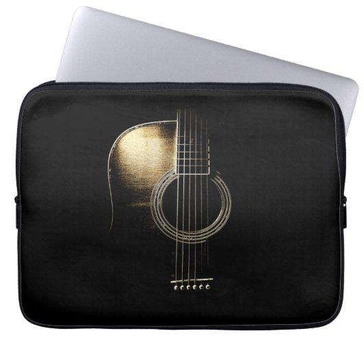 Acoustic Guitar Lite Laptopschutzhülle (Vorderseite)