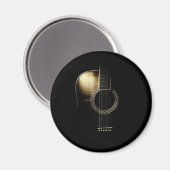 Acoustic Guitar Lite Magnet (Vorderseite/Rückseite)