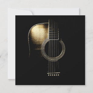 Acoustic Guitar Lite Mitteilungskarte