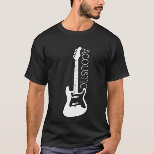 Acoustic Guitar Logo T - Shirt (Vorderseite)
