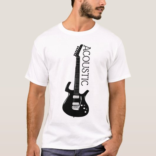 Acoustic Guitar Logo T - Shirt (Vorderseite)