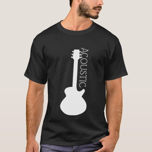 Acoustic Guitar Logo T - Shirt (Vorderseite)