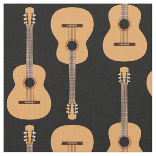 Acoustic Guitar Music Band Muster Stoff