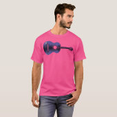 Acoustic Guitar Night Landschaft T-Shirt (Vorne ganz)