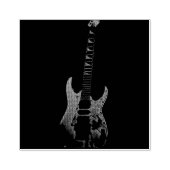 Acoustic guitar player gift gummistempel (Prägung)